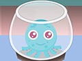 爱钻容器的章鱼