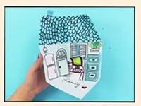 立体绘画我的家