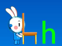 四只小兔学拼音·拼音h